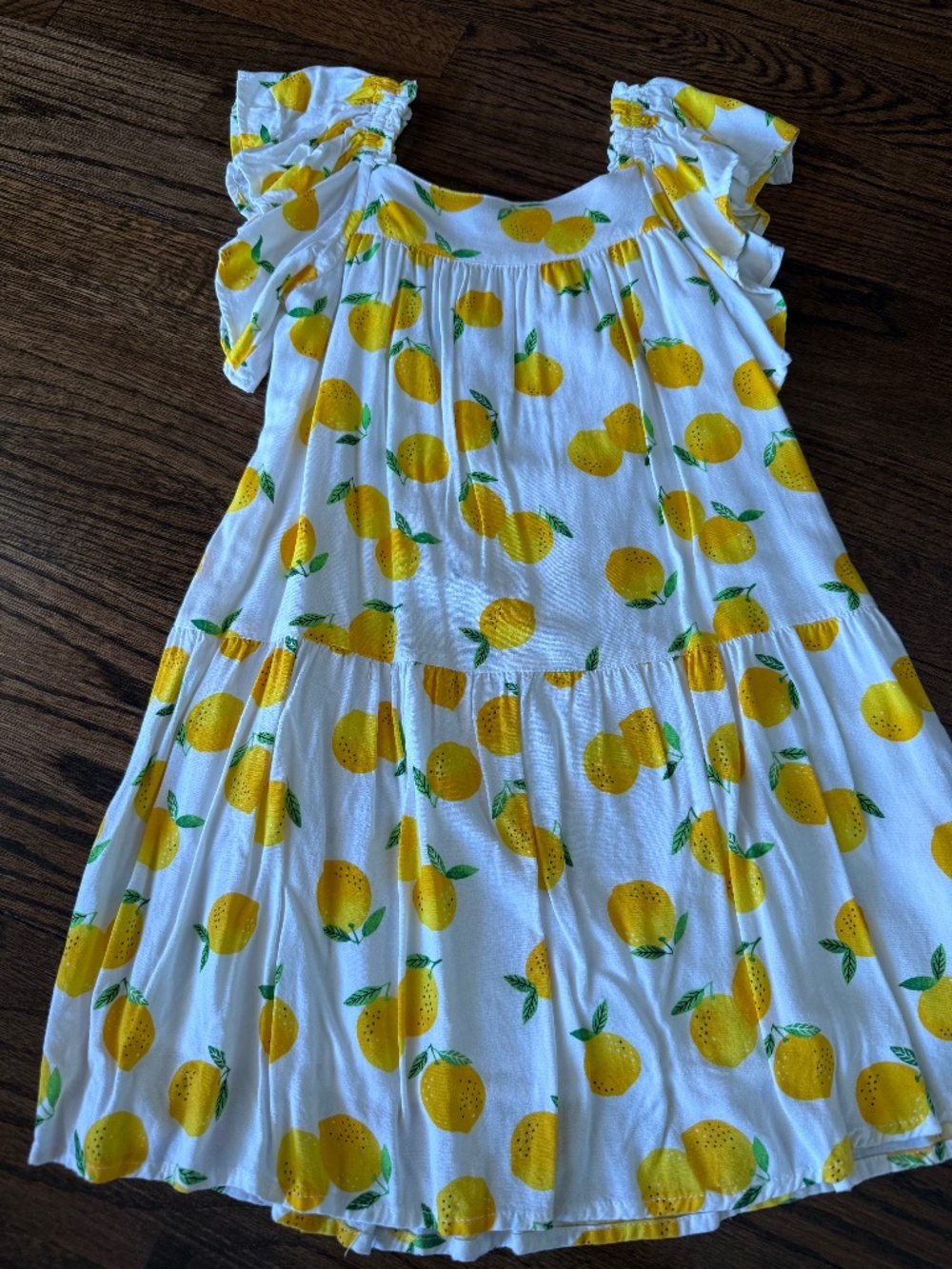 H&M Girls Lemon Dress Size 5-6